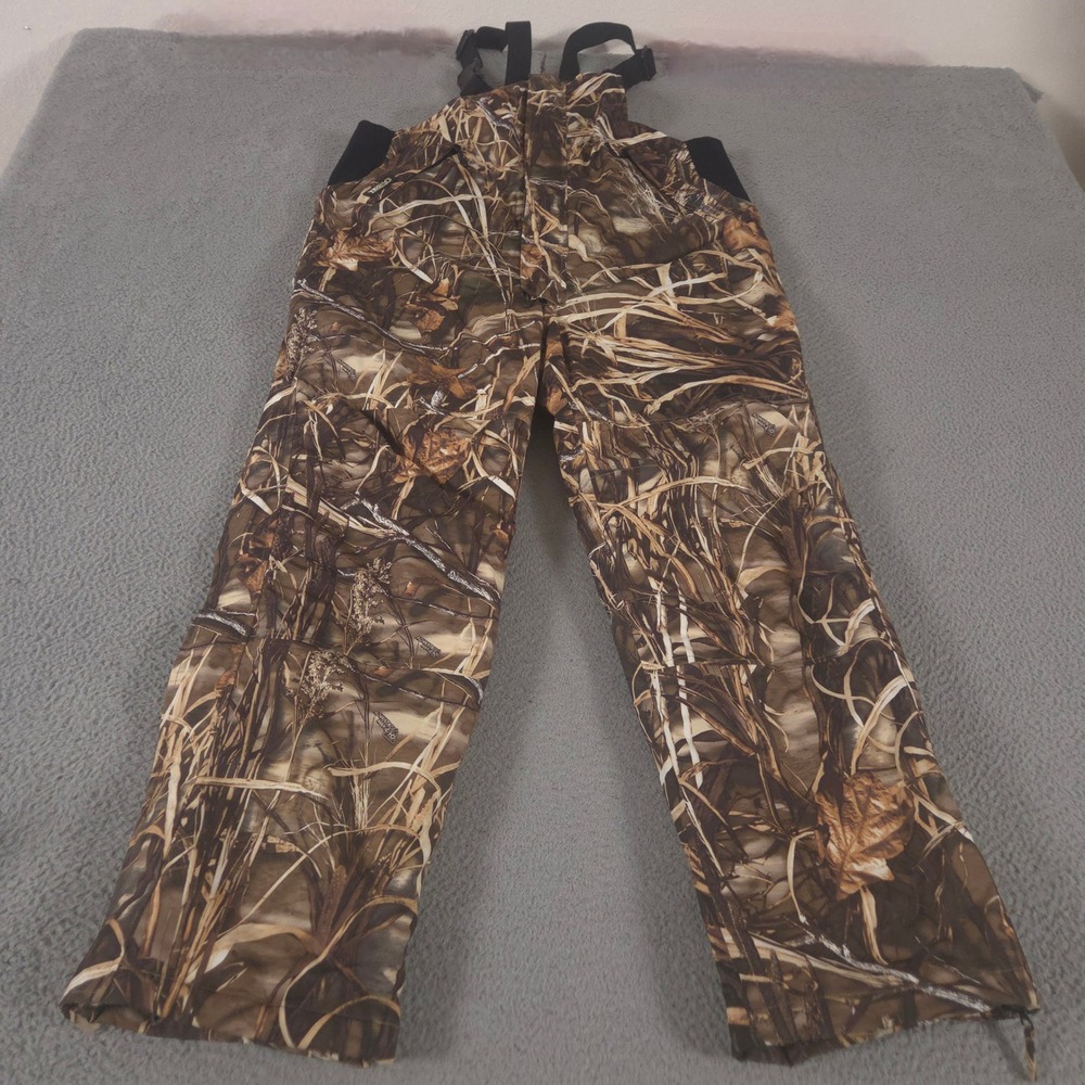 Guide Series Overalls Mens Large Camo Advantage Max-4 HD Insulated Bib Gander